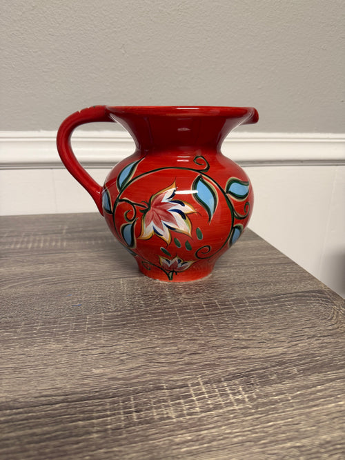 Gail Pittman hand painted pitcher