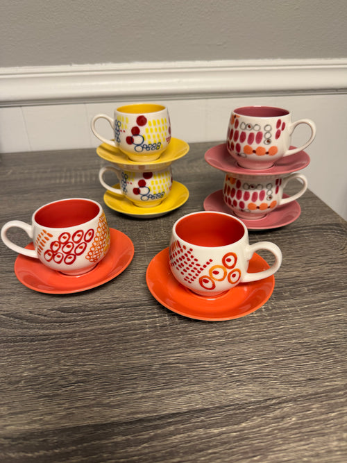 Espresso Cups & Saucers
